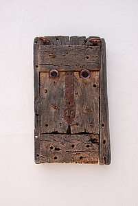César manrique, tallado en madera, Lanzarote, cabeza de hombre
