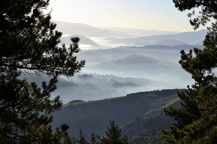 Hora, Monte pagasarri, Vizcaya, krajina, Příroda, Scenics, venku