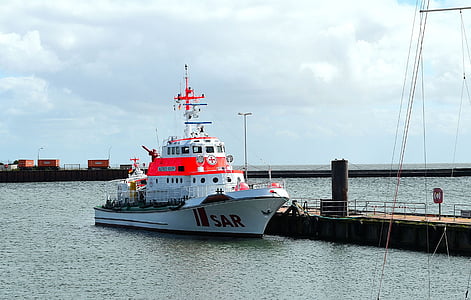 navire de sauvetage, embarcation de sauvetage, sauvetage en mer, détresse, Borkum, Alfred krupp