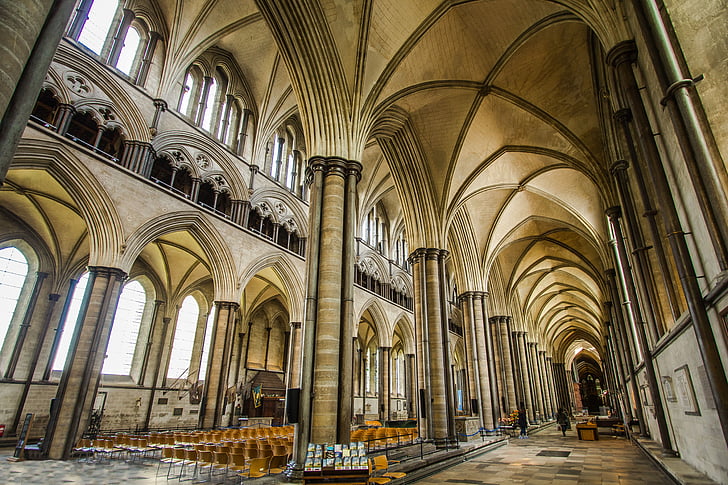 katedrālē, Salisbury, baznīca, vēsturisko ēku