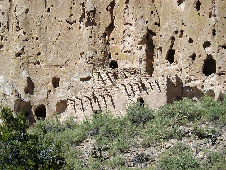 bandelier national monument, new mexico, usa, heritage, cliffs, native, tourist attraction