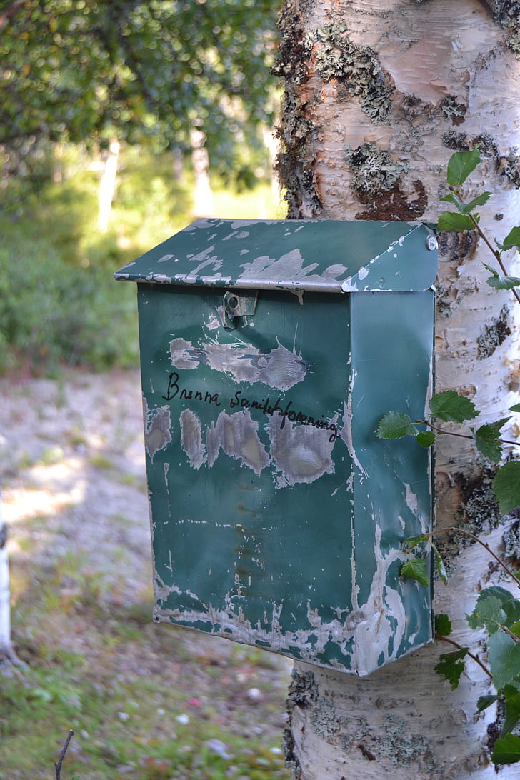 norway, mailbox, rustic, old, antique, village, countryside