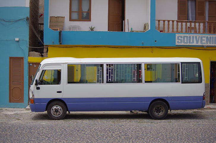 bus, Kap Verde-øerne, Boa vista, sal rei