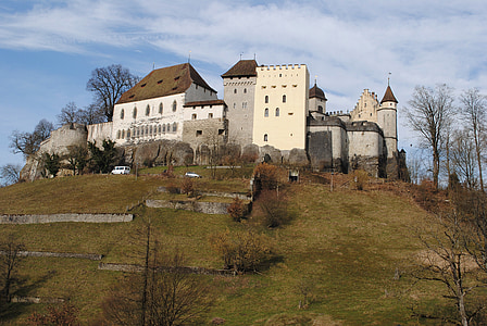 Lenzburg, Castle, Aargau, Svájc