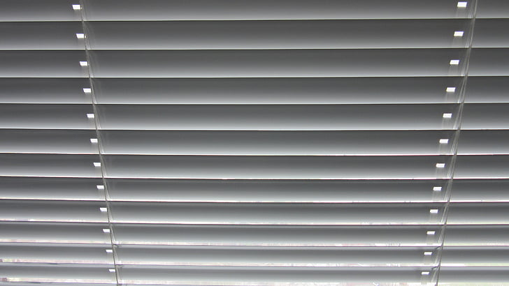 venetian blinds, pelindung, garis-garis, abu-abu, Kursus, warna abu-abu, pola