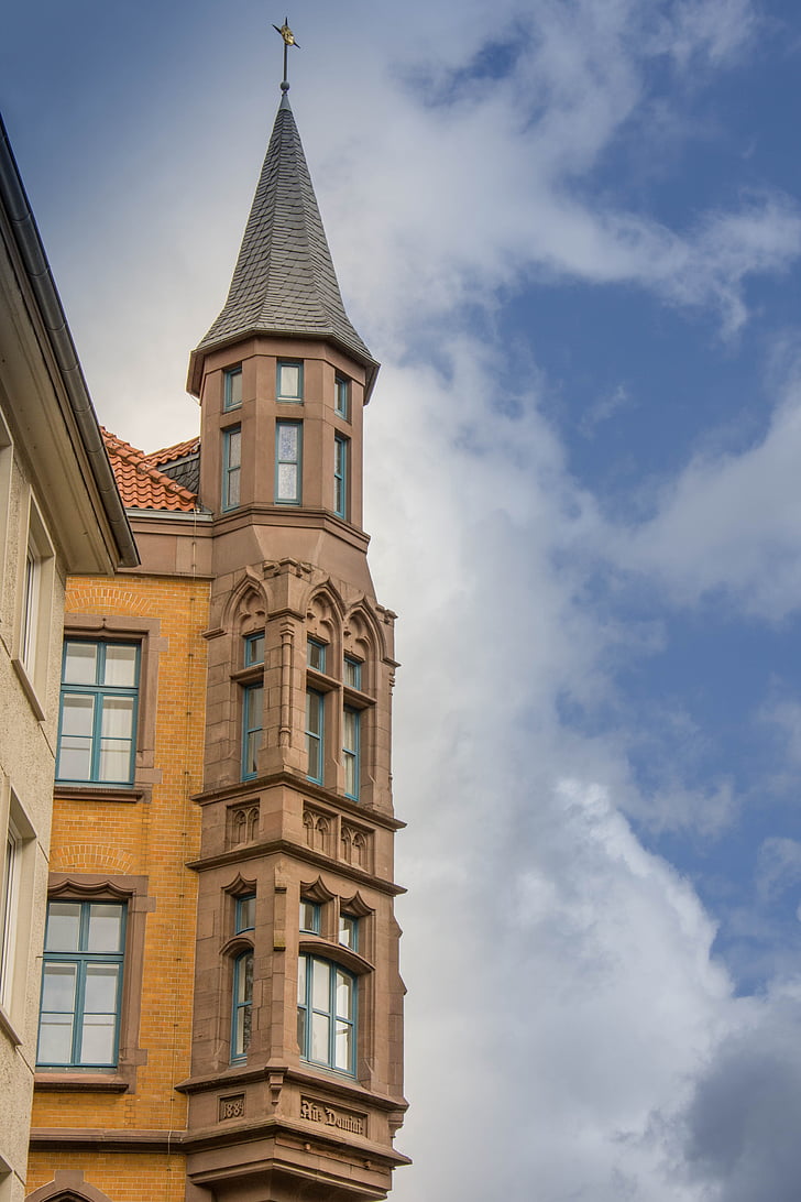 Hannover, Nemčija, arhitektura, mejnik, stari, Zunanjost, zgodovinski