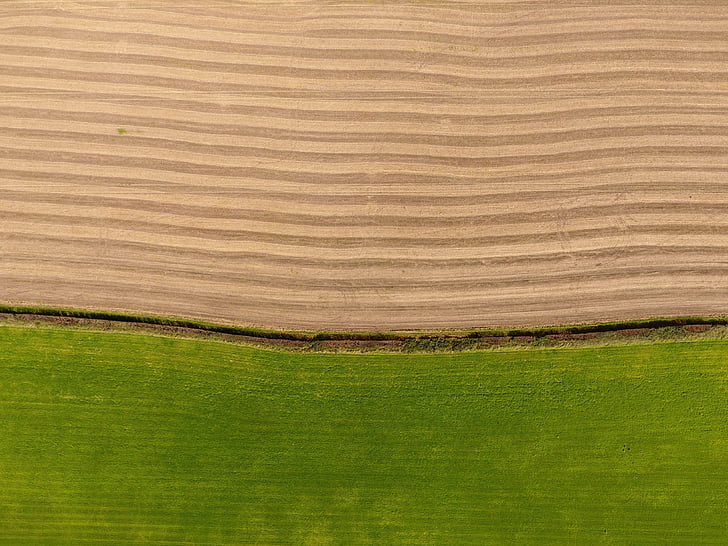 domaine, Aerial, paysage, nature, rural, ferme, Agriculture