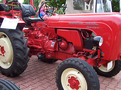 traktor, Porsche, poľnohospodárstvo, Oldtimer