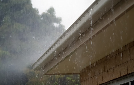 дъжд, вода, покрив, канавката, буря, мокър, времето
