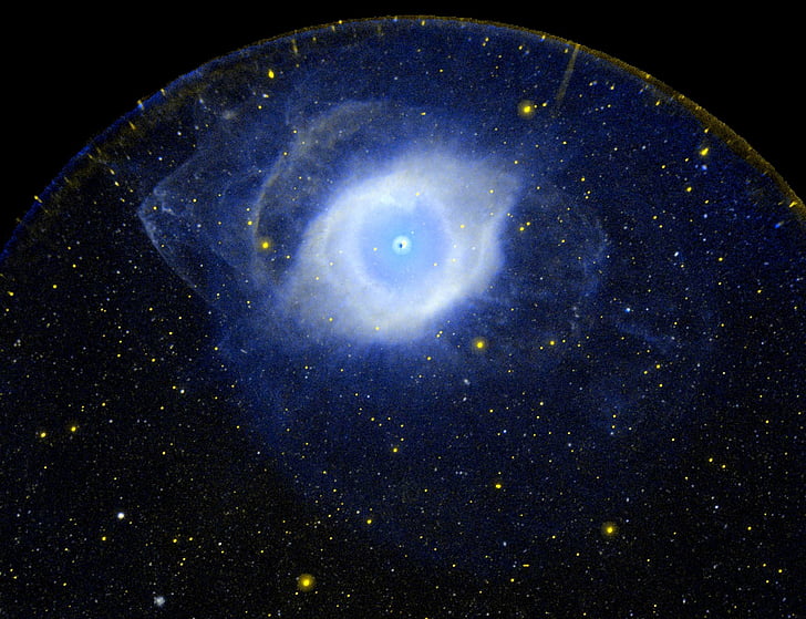 らせん星雲, ngc 7293, 紫外線, uv, スペース, コスモス, 惑星状星雲