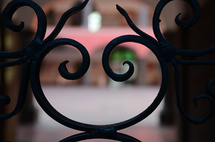 door, backlight, smile