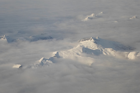 silverthrone 山, 加拿大, 白雪皑皑, 雪, 山, 景观, 上限