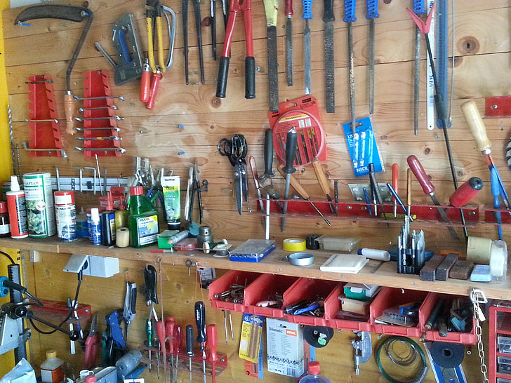 työpaja, veneet, harrastus, työkalu, työkalu, laitteet, korjaus