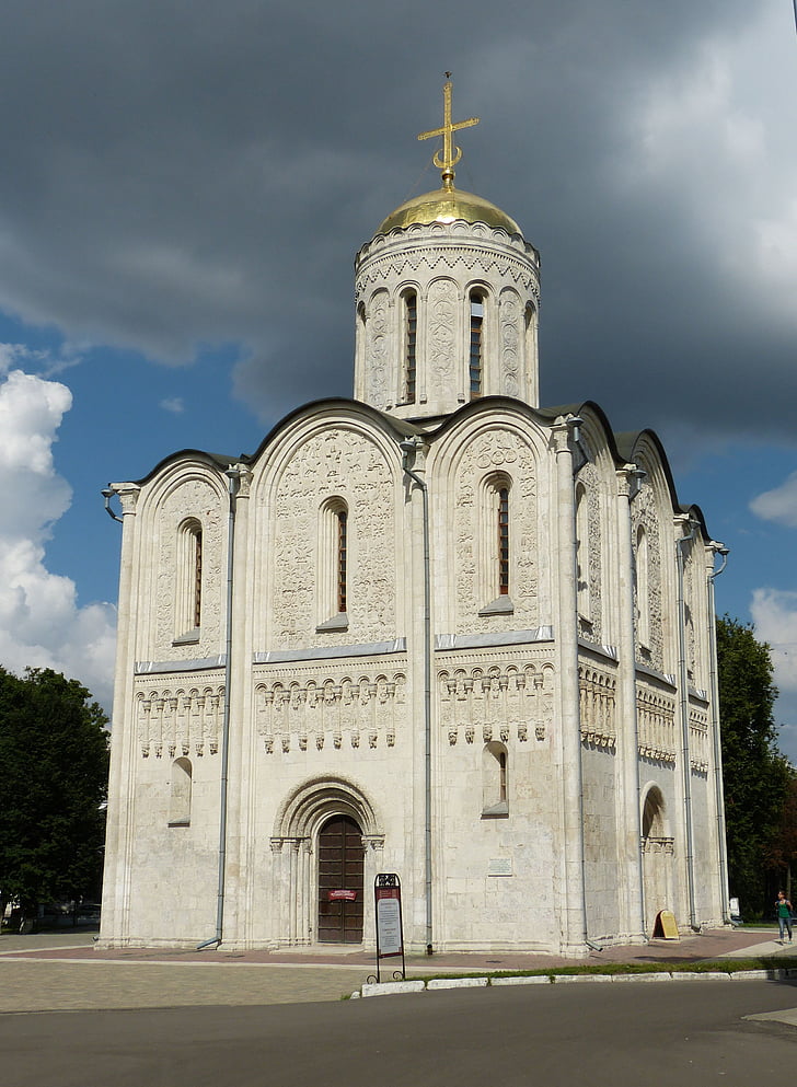Rusija, Vladimir, cerkev, pravoslavne, pravoslavni, stolna cerkev, stolp