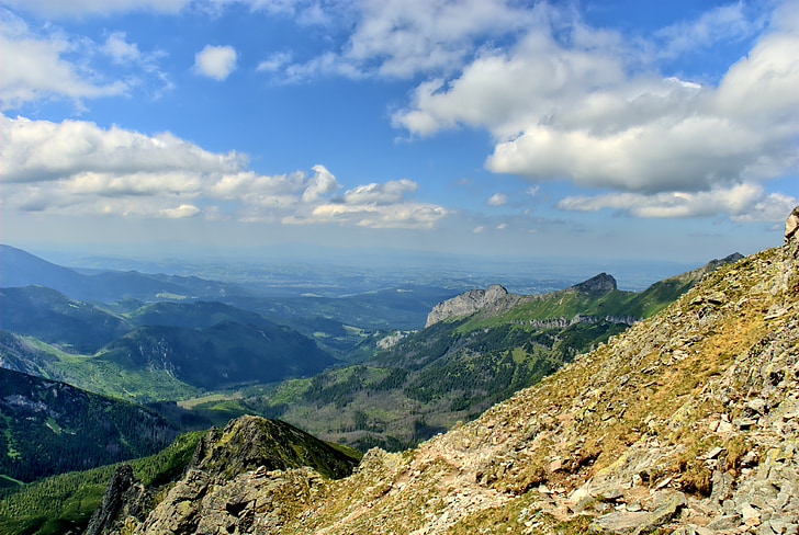 Tatry, Slovačka, krajolik, Top pogled, planine, Prikaz, priroda