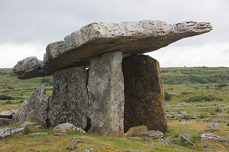 Írsko, kameň, Cliff, Príroda, krajinky, staroveku, Cairn