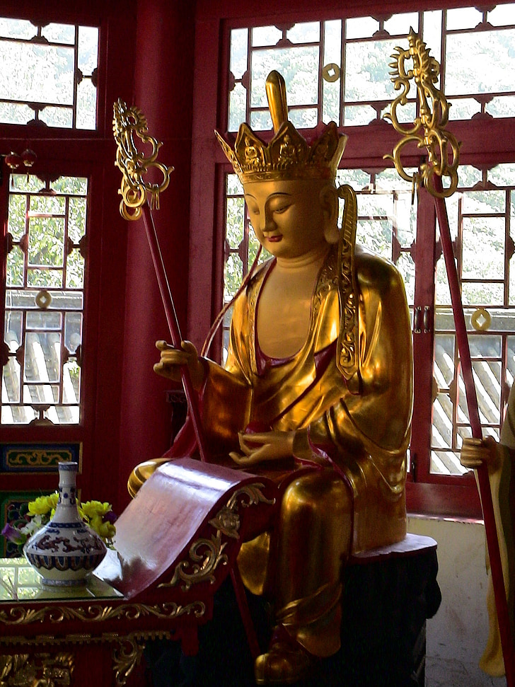 China, 2006, Fengcheng, Manastirea, Phoenix hill