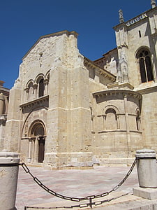 Leon, San isidoro, pieminekļu, romāņu stila, arhitektūra, akmens, templis
