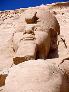 Abu simbel, Egito, viagens, Templo de, estátua, Ramsés, o grande, Faraó