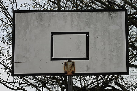 bola basket, Ring basket, Cacat, rusak, hancur, vandalisme