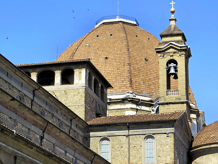 Italië, Florence, koepel, kerk, San lorenzo, Basiliek, het platform