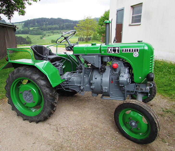 tractor, oldtimer, agriculture, commercial vehicle
