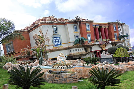 倒置的房子, 建设, 建筑, 马略卡岛, 西班牙, 旅游, 城市