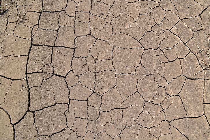 desert de, sec, brutícia, textura, està resseca, sòl, terra