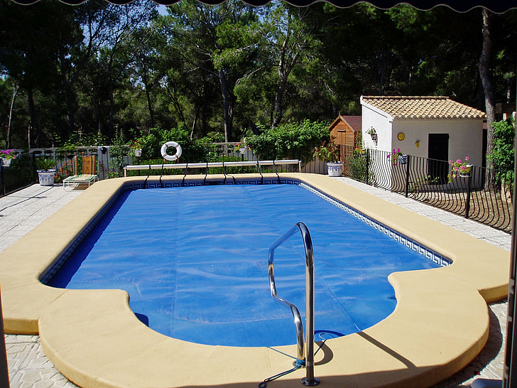 svømmebasseng, svømming, Villa, hjem, basseng, svømme, fritid