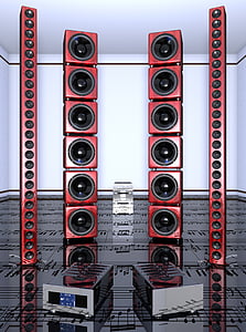 speakers, line-array, great ls, sound