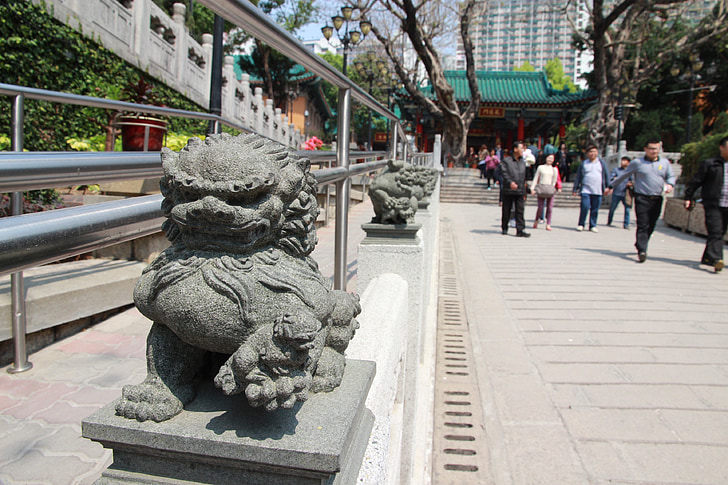 Hong kong, medida, estátua