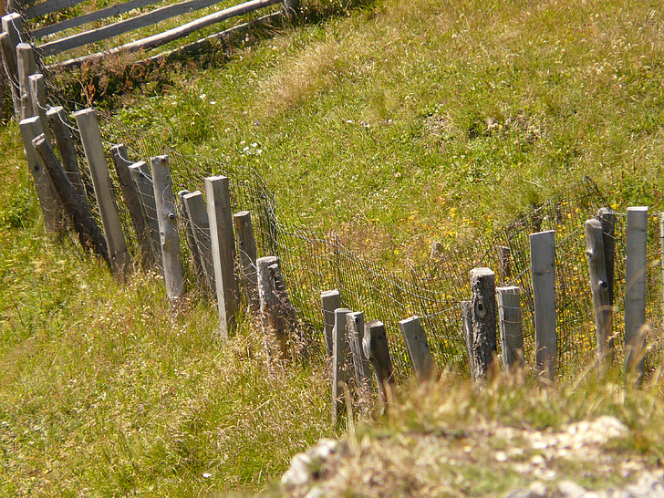 ограда, дървен материал, ливада, Дървени огради, природата