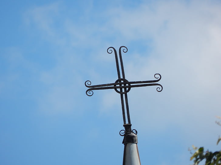 kríž, Kovaného železa, strešná krytina