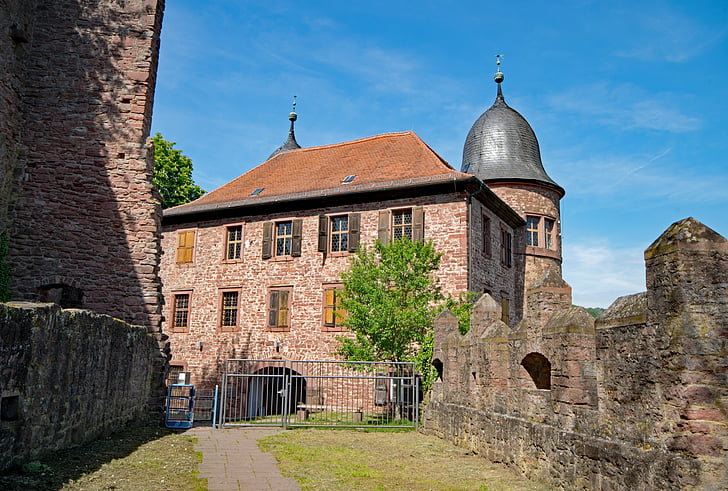 hrad, Wertheim, Württembersko Baden, Německo, Architektura, zajímavá místa, budova