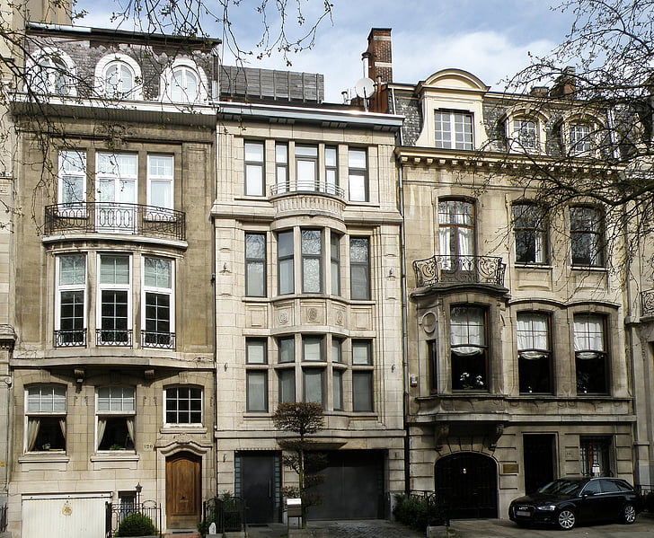 Antwerpen, Belgique, maison, architecture, vieux, historique, façade