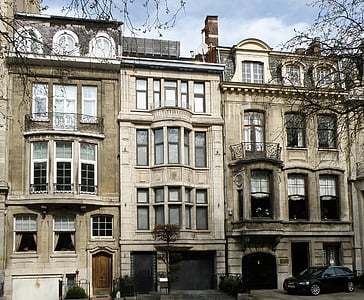 Antwerpen, Belçika, ev, mimari, eski, tarihi, Cephe