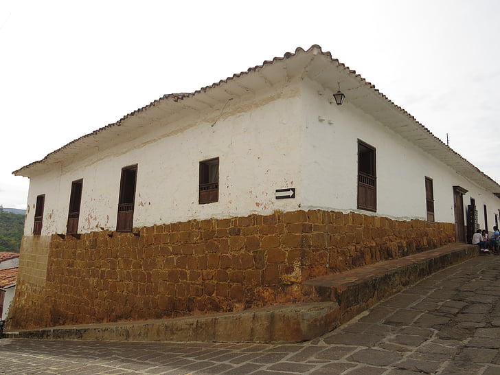 mestu Barichara, Santander, pokrajine, Kolumbija, arhitektura, kultur, stari
