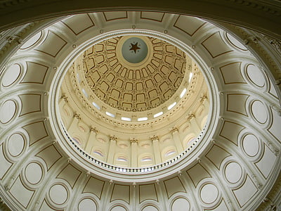 bóveda, Capitol, Texas, arquitectura, punto de referencia, Austin, histórico