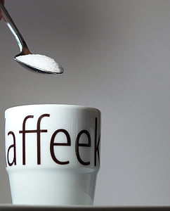 kavos, cukraus, gėrimas, puodelis, mielas, skanus, kavos puodelis