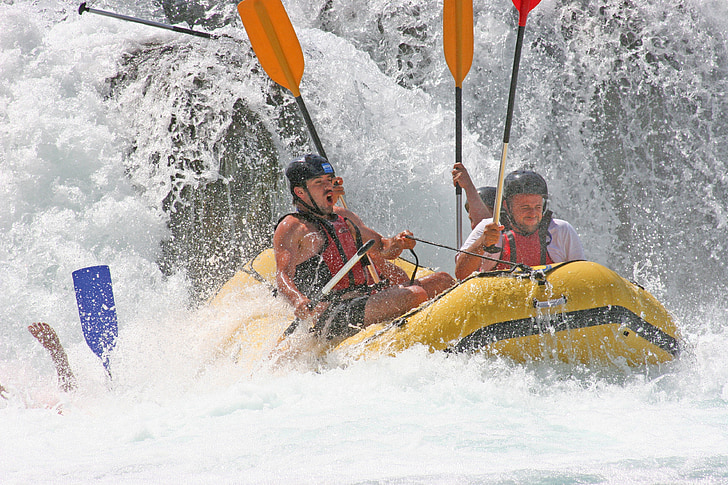 rafting, Río una, Bosnia, deporte, deportes extremos, velocidad, deporte de agua