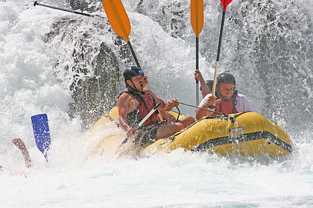 rafting, řeka UNA, Bosna, sportovní, extrémní sporty, rychlost, vodní sport