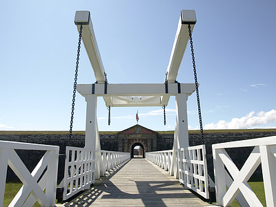Scoţia, Fort george, pod mobil, alb, cer, scopul, Podul