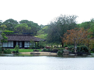 Garten, japanischer Garten, Park
