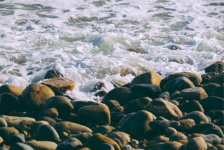 φωτογραφία, παραλία, πέτρες, βράχια, Ακτή, Ωκεανός, στη θάλασσα