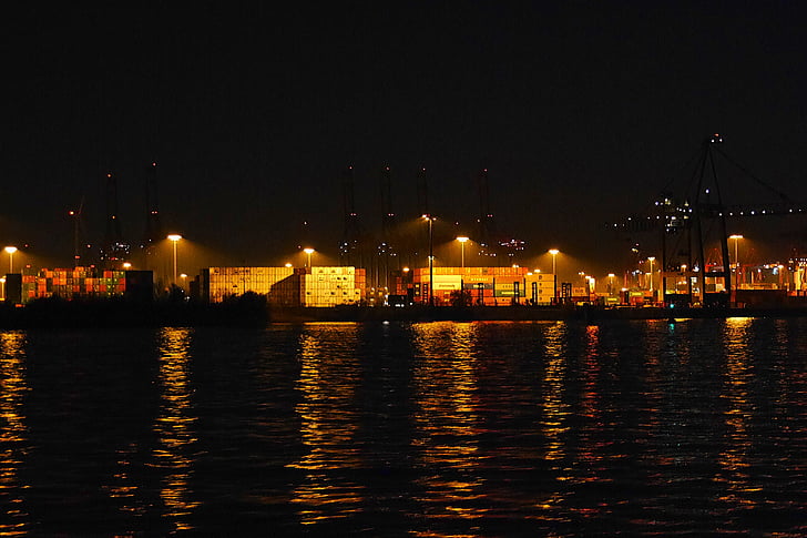 Hamburg, Port, harbor teherszállítás