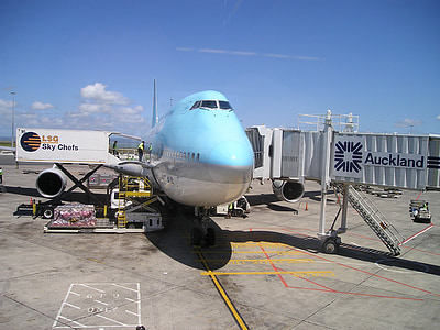 ニュージーランド, 韓国, 大韓航空, 航空機, ボインボイン, 747