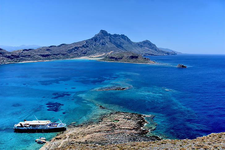 Grieķija, Crete, balos, pludmale, saule, svētku dienas, vasaras