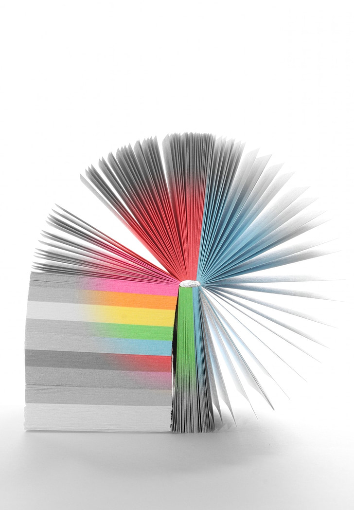 värillinen, värit, monivärinen, Rainbow, indeksi, Office, värikäs