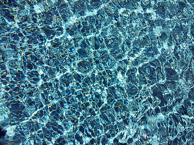 plávanie, bazén, vody, vlna, textúra, plávať, vonku
