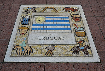 Uruguay, emblema della squadra, Rugby, calcio, icona, emblema, bandiera